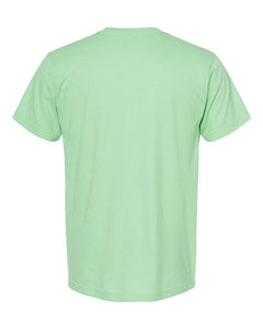 Tultex 202 Crew-Heather Neo Mint