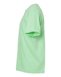 Tultex 202 Crew-Heather Neo Mint
