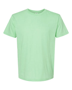 Tultex 202 Crew-Heather Neo Mint