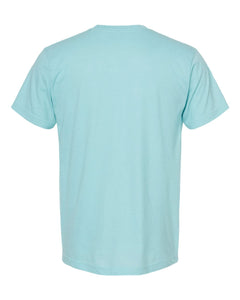 Tultex 202 Crew-Heather Purist Blue