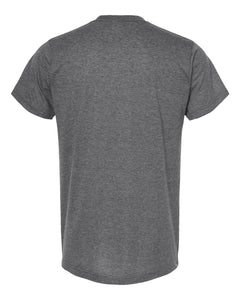 Tultex 241 Adult Poly Rich Crew-Heather Charcoal
