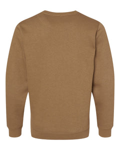 LAT 6925 Fleece Unisex Sweatshirt - Coyote Brown