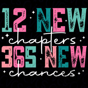 12 New Chapters 365 New Chances - Distressed White