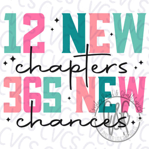 12 New Chapters 365 New Chances