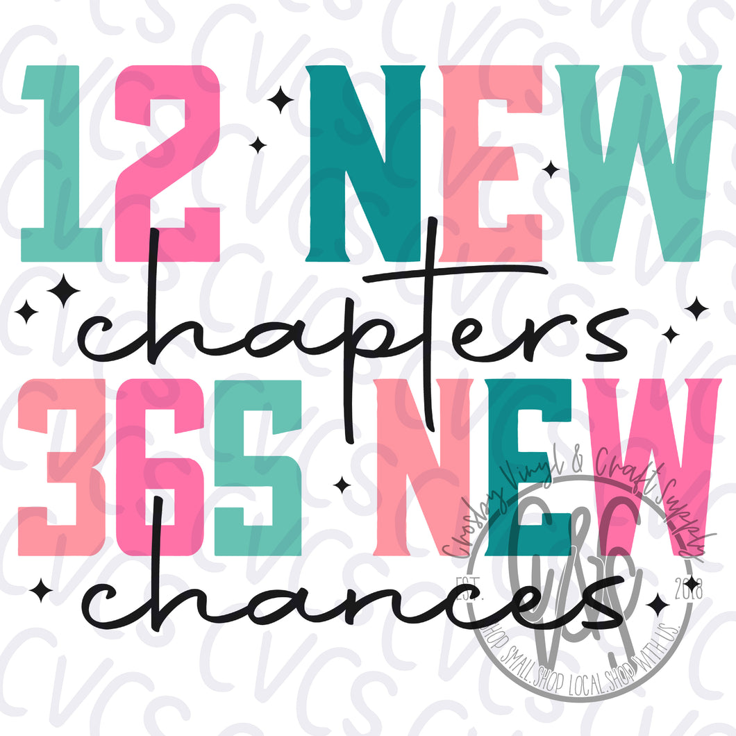 12 New Chapters 365 New Chances