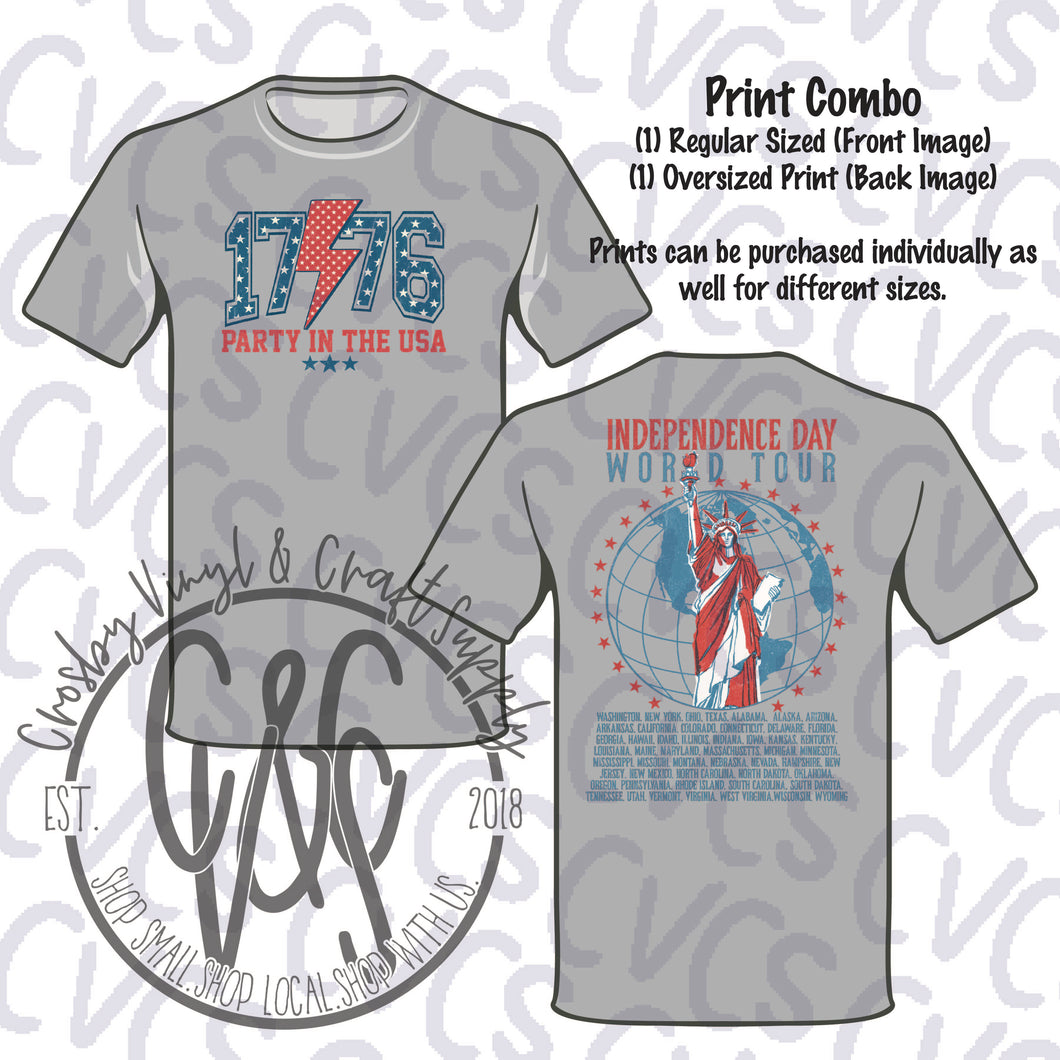 1776 Party in the USA Tour Duo (2 Prints)