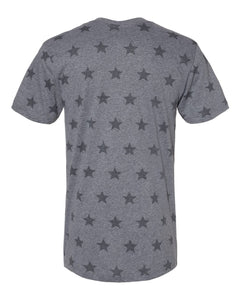 Code Five 3929 Unisex Tee - Granite Heather Star