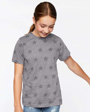 Load image into Gallery viewer, Code Five 2229 Youth Tee - Granite Heather Star
