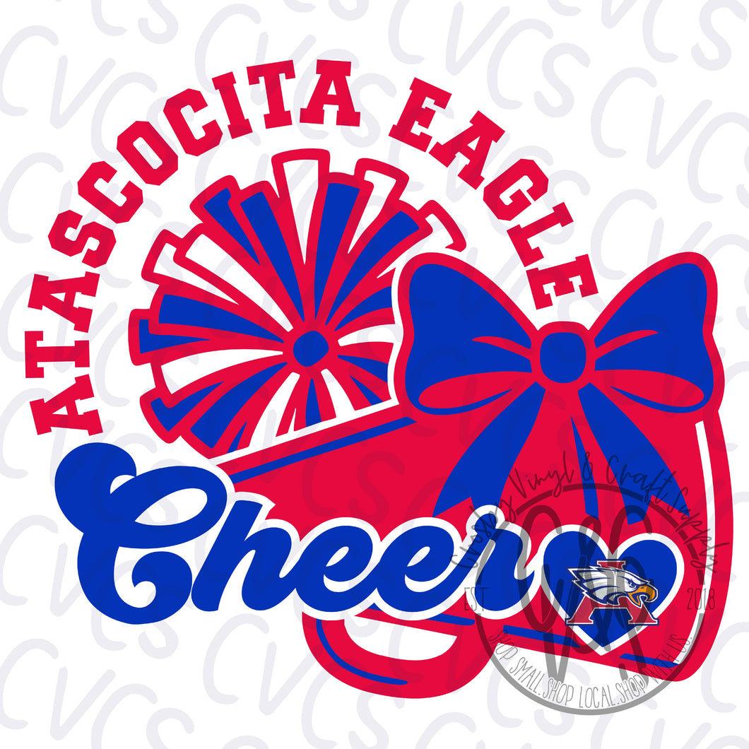 Atascocita Cheer Pom & Bow