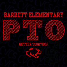 Load image into Gallery viewer, Barrett Elementary PTO Unisex Tee - Black
