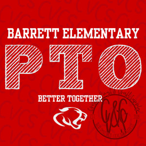 Barrett Elementary PTO Unisex Tee - Red