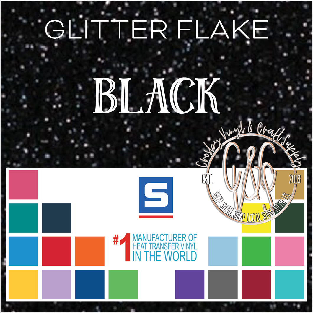 Glitter Flake-Black