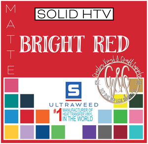 UltraWeed HTV-Bright Red
