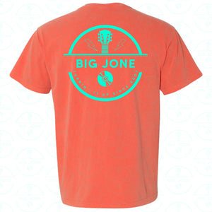 Big Jone Adult Unisex Tee - Bright Salmon