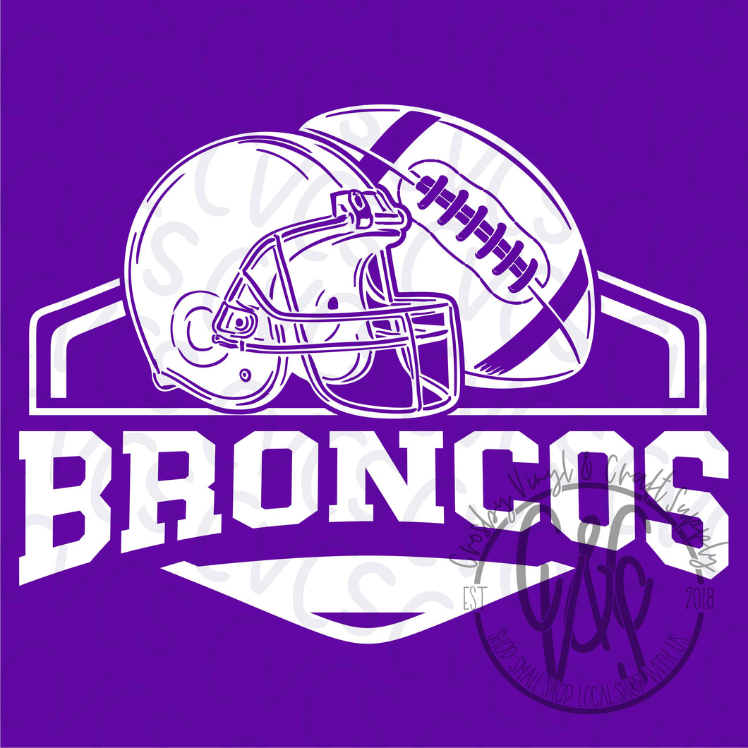 Broncos Vintage Football