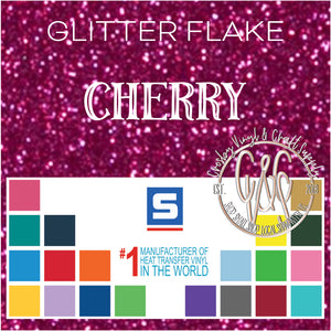 Glitter Flake-Cherry