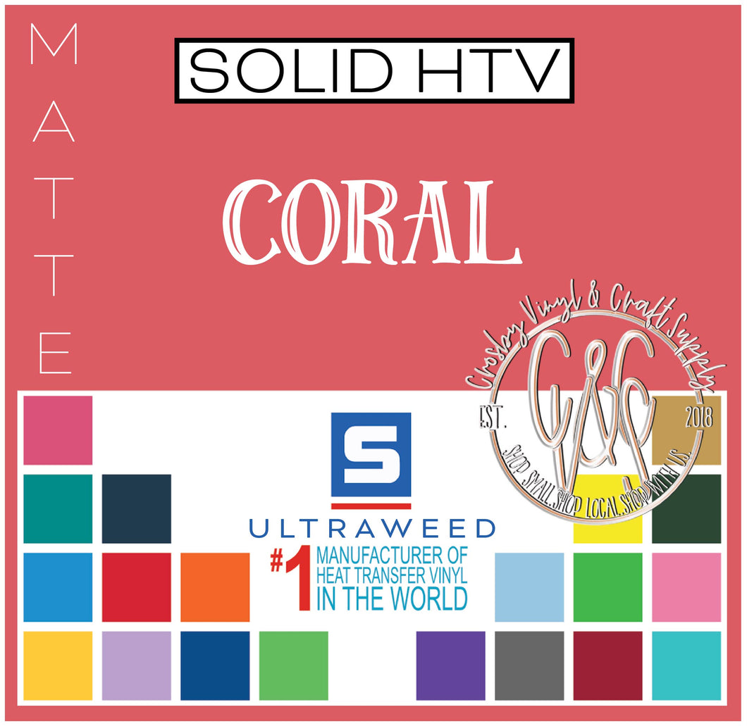 UltraWeed HTV-Coral