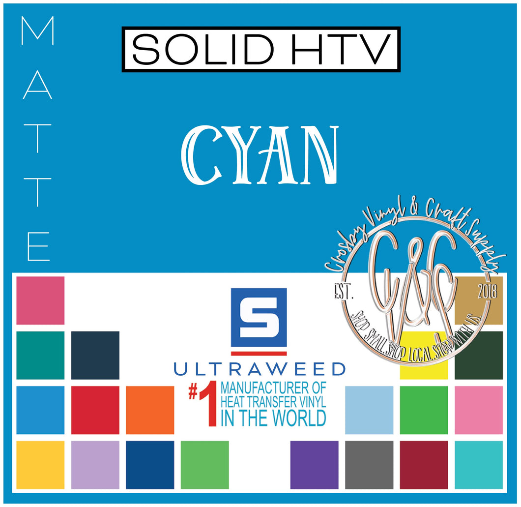UltraWeed HTV-Cyan