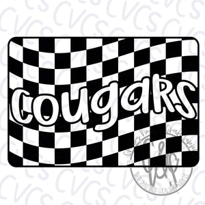 Checkered Flag - Cougars