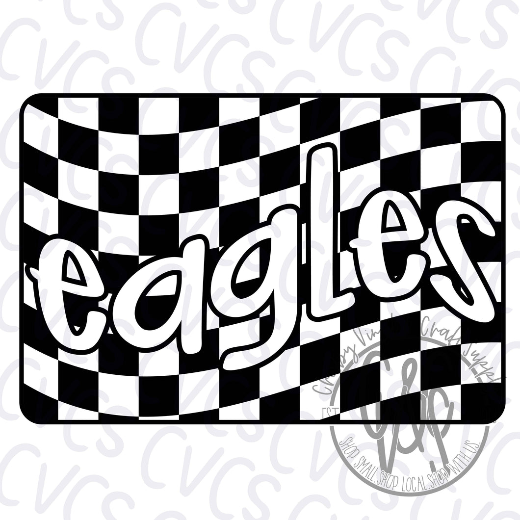 Checkered Flag - Eagles
