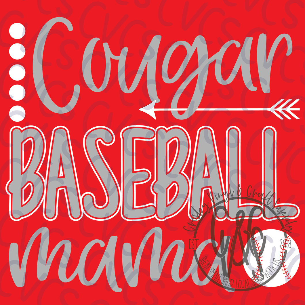 Cougar Baseball Mama