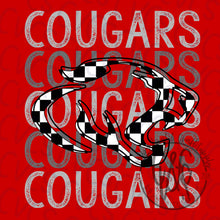 Load image into Gallery viewer, Cougars Checkered
