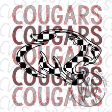 Load image into Gallery viewer, Cougars Checkered
