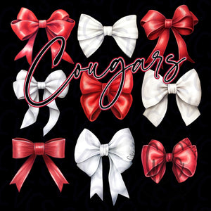 Cougars Coquette Bows