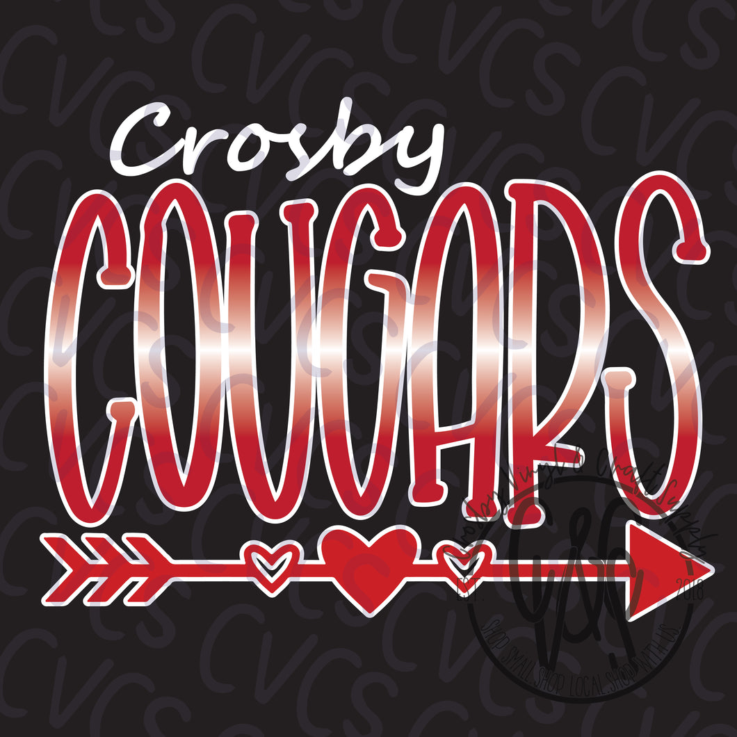 Crosby Cougars Gradient