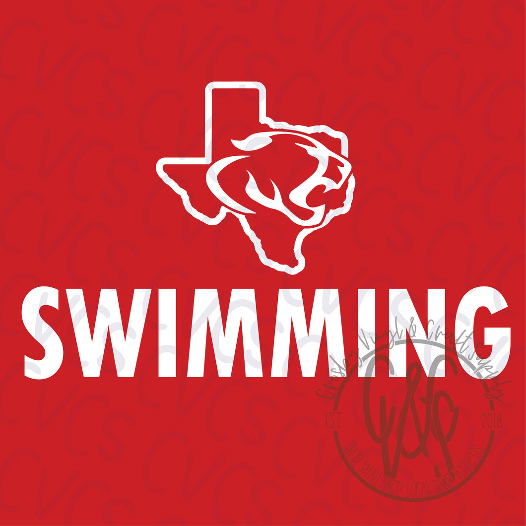 Crosby Swimming Texas Logo