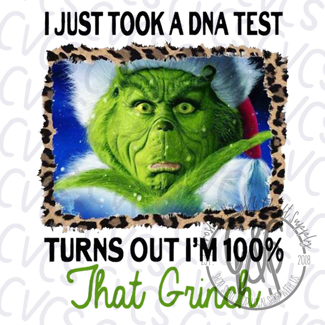 DNA Test 100% that Grinch