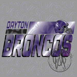 Dayton Broncos Helmet