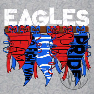 Eagles Hanging Banner Flags