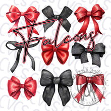 Load image into Gallery viewer, Falcons Coquette Bows
