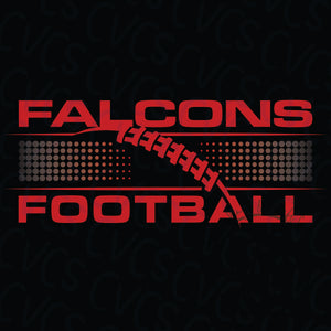 Falcons Football Dotted Gradient