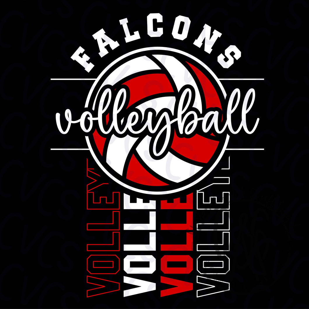 Falcons Volleyball Fan