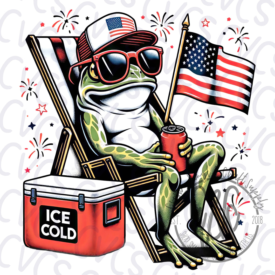 Fourth of July Frog