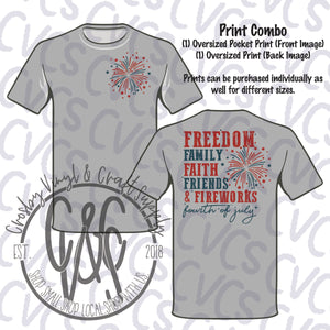 Freedom Family Fireworks Duo (2 Prints)