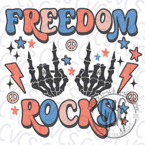Freedom Rocks Skelly Hands