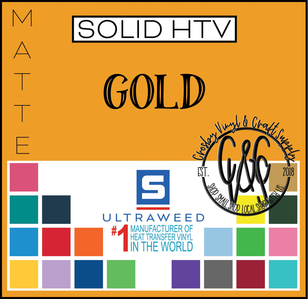 UltraWeed HTV-Athletic Gold
