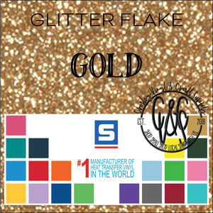 Glitter Flake-Gold