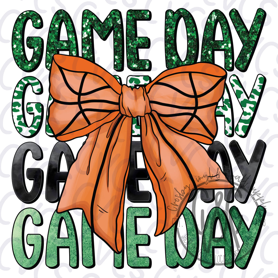 Game Day Green Bow - Basketball