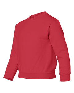 Gildan 18000B Heavy Blend Youth Sweatshirt - Red