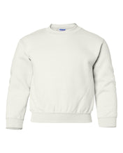 Load image into Gallery viewer, Gildan 18000B Heavy Blend Youth Sweatshirt - White
