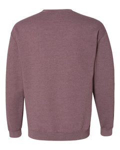 Gildan 18000 Heavy Blend Adult Sweatshirt - Heather Sport Dark Maroon