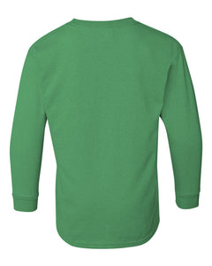 Gildan 5400B Heavy Cotton Youth Long Sleeve Tee - Irish Green