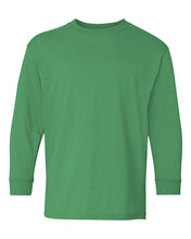 Load image into Gallery viewer, Gildan 5400B Heavy Cotton Youth Long Sleeve Tee - Irish Green
