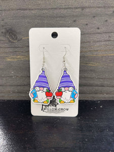 Teacher Gnome Dangle - Purple