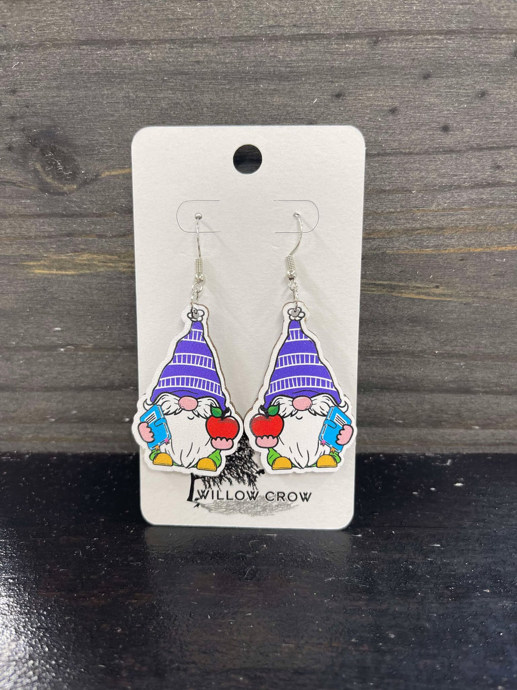 Teacher Gnome Dangle - Purple