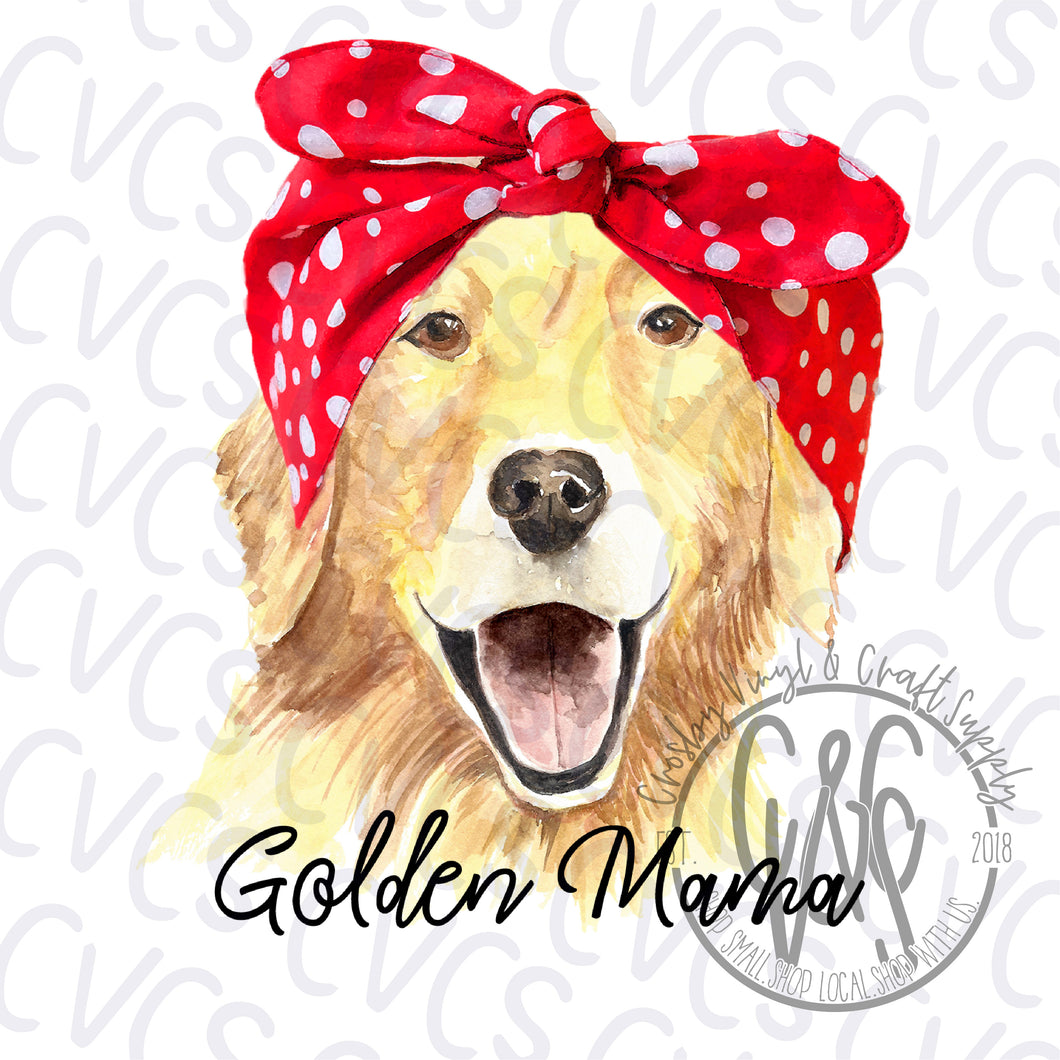 Golden Retriever Mama